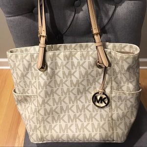 Michael Kors Ivory Tote / Purse